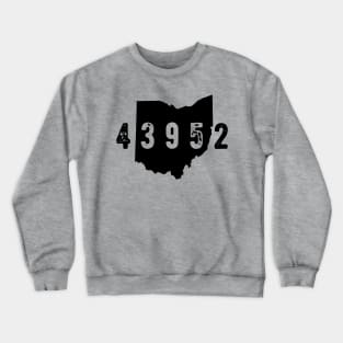 43952 Zip Code Ohio Valley Crewneck Sweatshirt